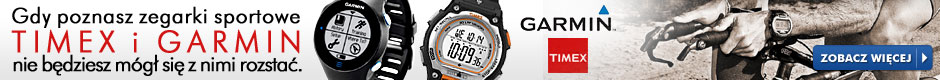 Zegarki sportowe TIMEX i GARMIN