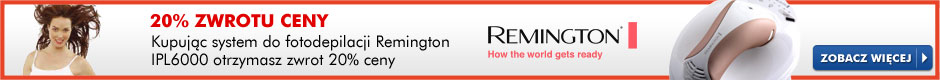 Depilatory Remington - 20% zwrotu ceny 