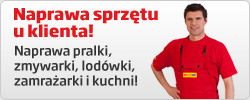 Naprawa pralki, lodówki, zmywarki, zamrażarki lub kuchni
