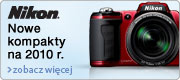 Nowe kompakty Nikon na 2010 r. - Nikon S8000, Nikon S3000, Nikon S4000, Nikon P100, Nikon L110, Nikon L21