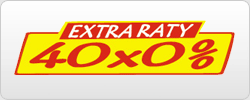 Raty 40x0%