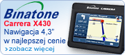 Nawigacja GPS Binatone Carrera X430 w najlepszej cenie!