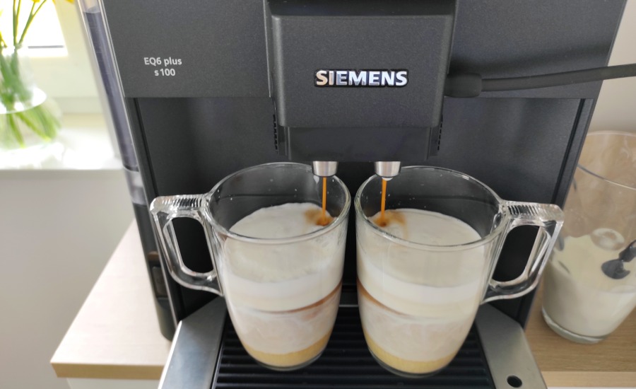 Ekspres ciśnieniowy Siemens EQ6 plus s100 cappuccino