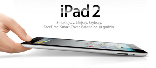 ipad 2 cienszy o 33% od poprzednika