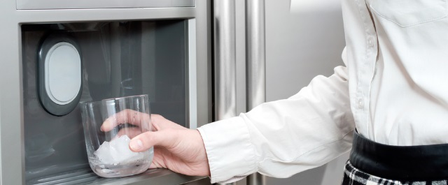 lod&oacute;wka z kostkarką do lodu do domu