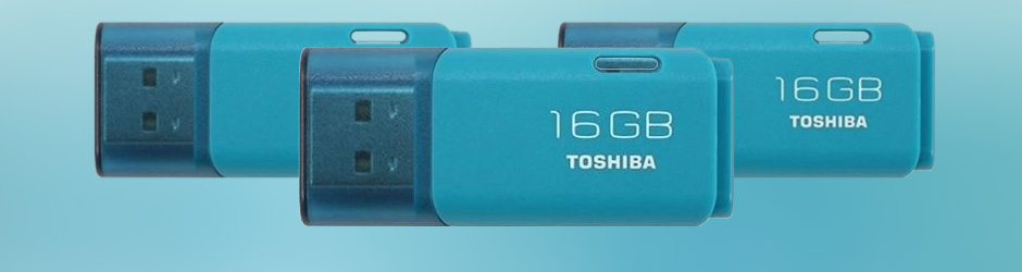 Toshiba Hayabusa Aqua 16GB USB 2.0 (niebieski)