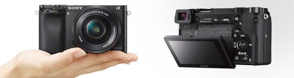 Aparat bezlusterkowy Sony Alpha a6000 (ILCE-6000LB) + 16-50 mm (czarny) 
