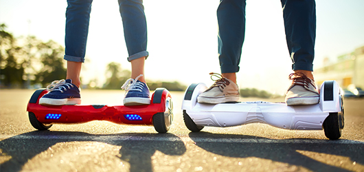 Jazda na hoverboardzie