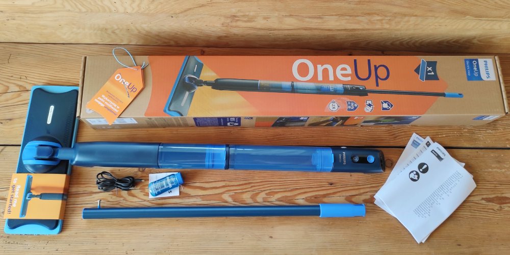 test mopa elektrycznego Philips OneUp 5000 - prezentacja zestawu