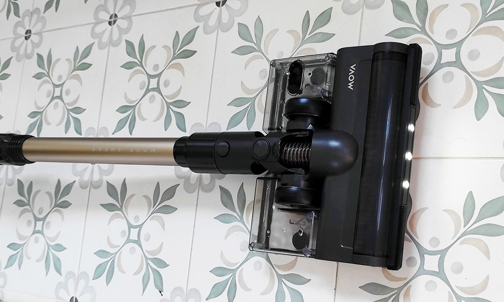 Test odkurzacza Mova S2 Detect - widok na czystą podłogę po mopowaniu