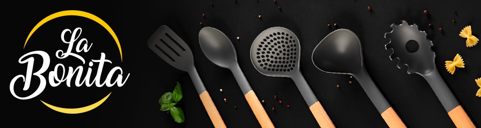 zestaw przyborów kuchennych La Bonita Roca