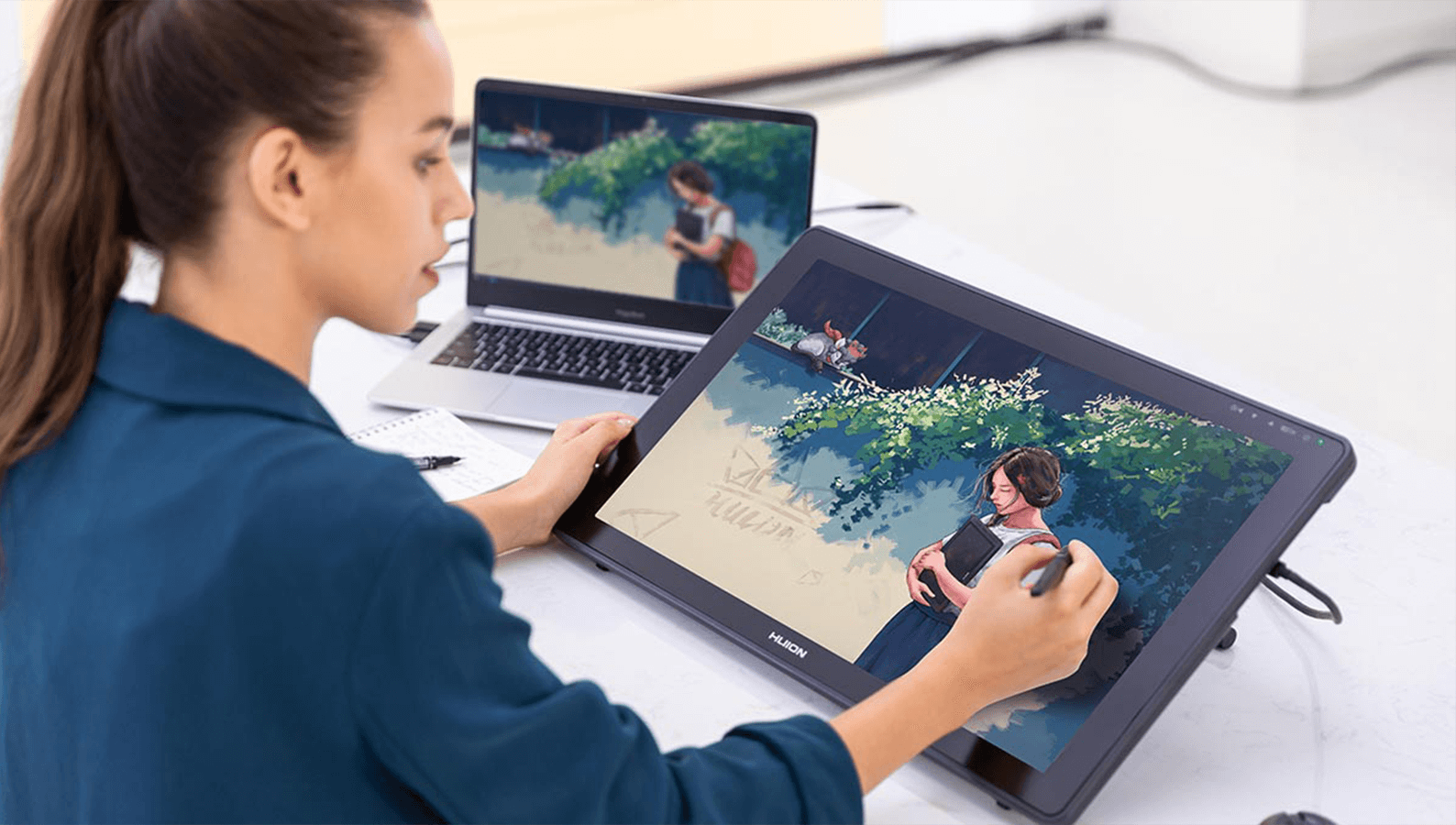 Tablet graficzny z ekranem