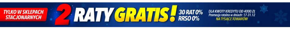 2 raty gratis w RTV EURO AGD