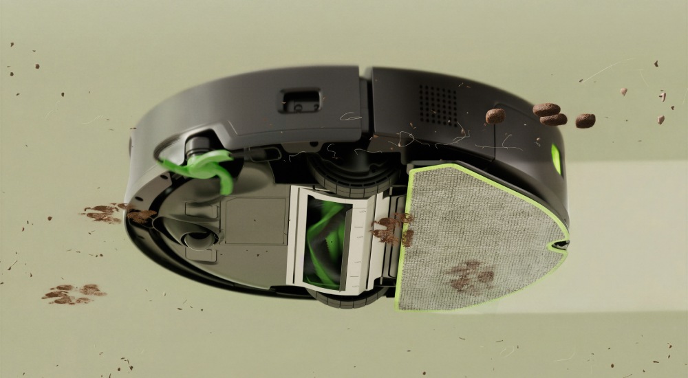Robot sprzątający iRobot Roomba 115 Combo - widok od spodu