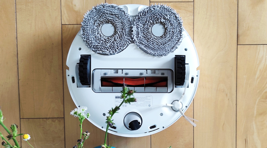 robot sprzątający Xiaomi Robot Vacuum X20+ widok od spodu