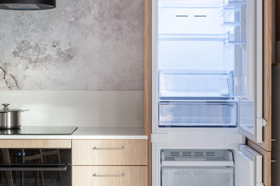 lod&oacute;wka do zabudowy jasna kuchnia