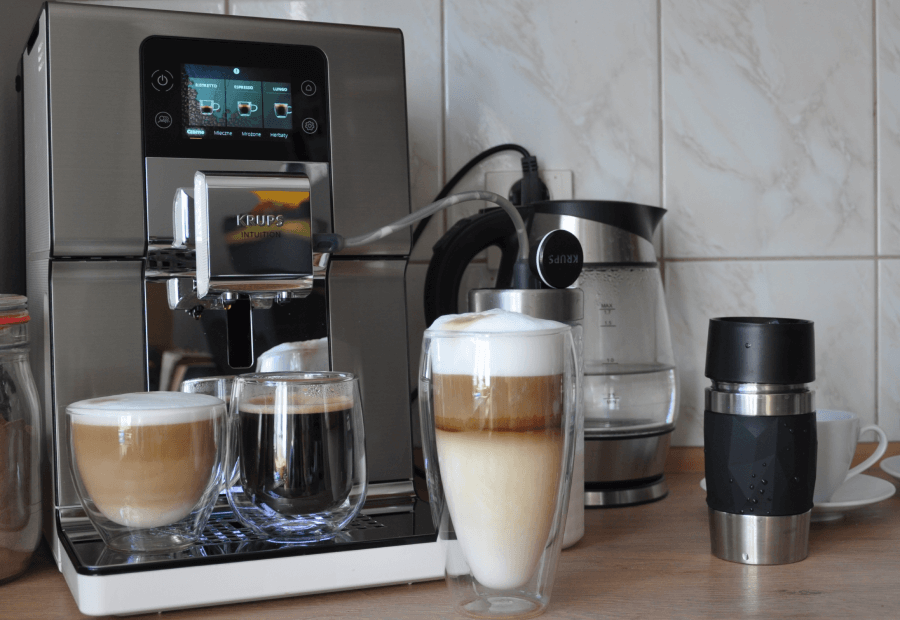 latte z ekspresu krups