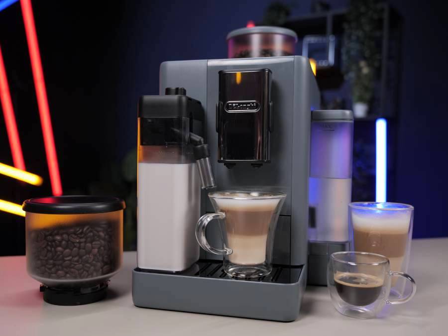 Ekspres DeLonghi Rivelia i zaparzone kawy