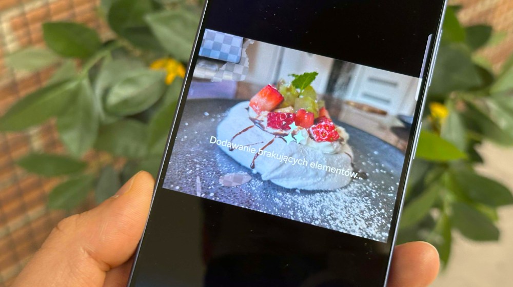 Galaxy AI edycja zdjęcia z użyciem generatywnej sztucznej inteligencji