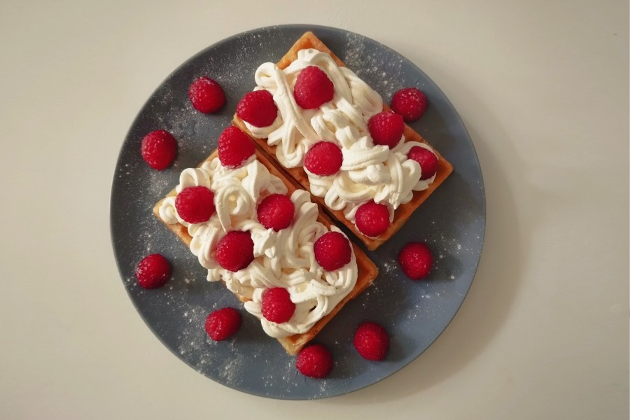 Gofry z gofrownicy Raven