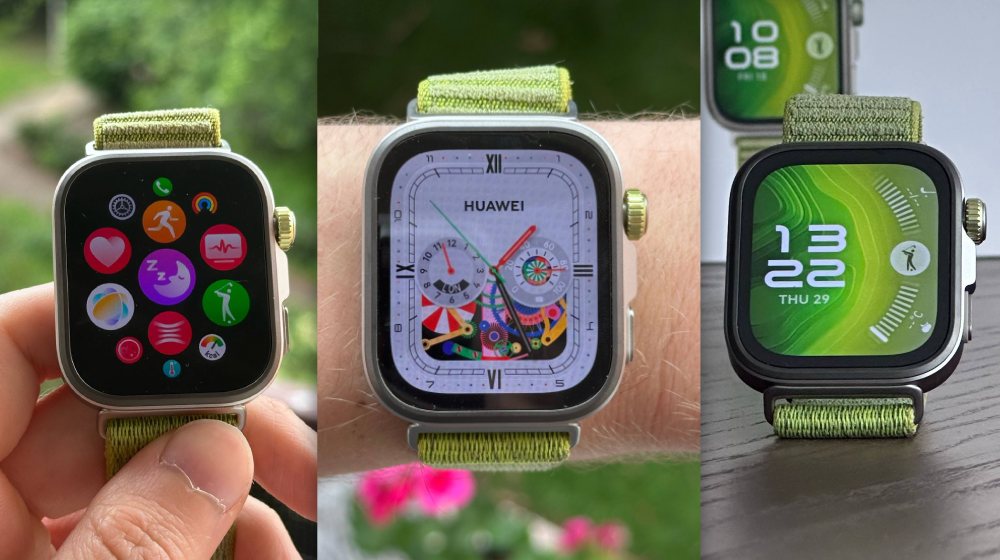 Menu nawigacyjne Huawei Watch Fit 4 Pro