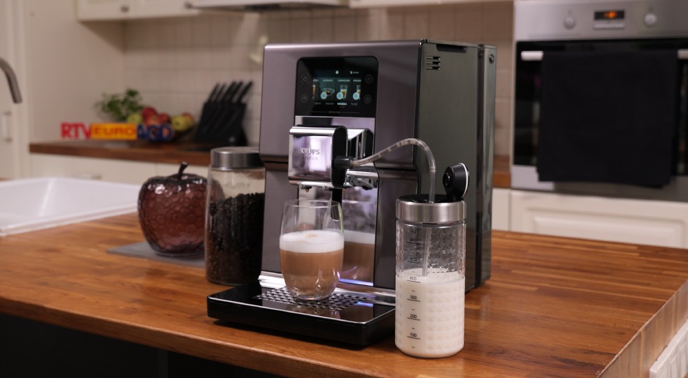 System mleczny w ekspresie Krups Intuition Experience Hot & Cold EA879N