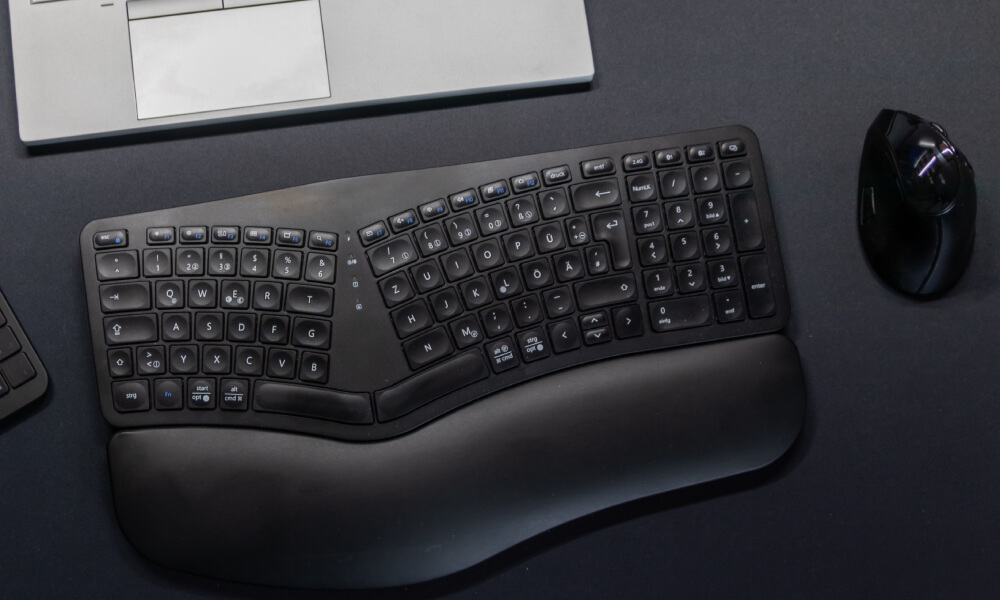 Ergonomiczna klawiatura do pracy