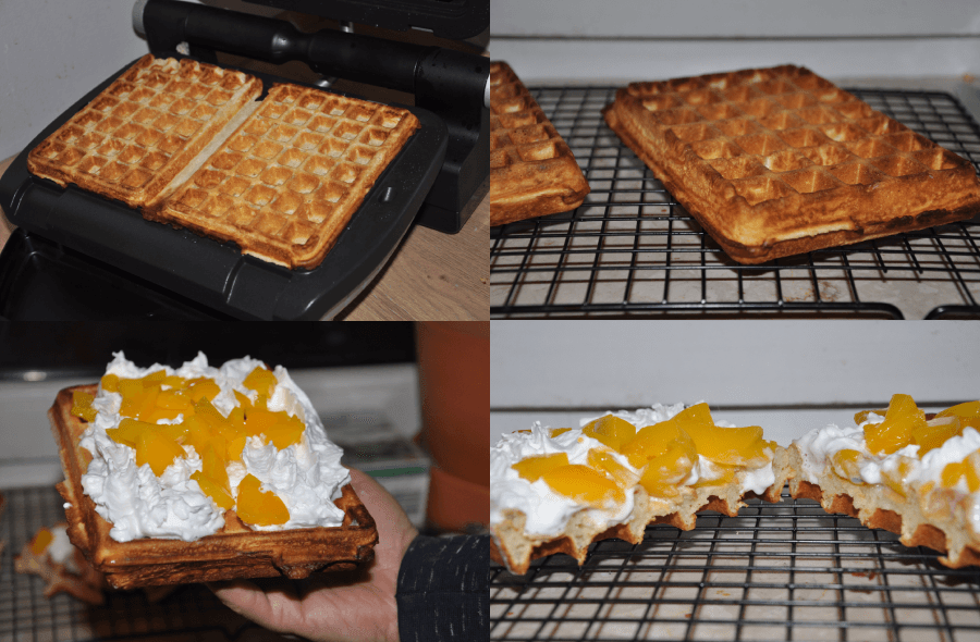 Gofry poszły na pierwszy ogień, ponieważ ich duża forma wygląda jak obietnica naprawdę porządnej uczty.