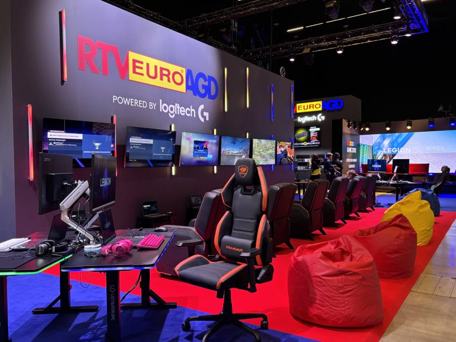 Stoisko RTV EURO AGD na IEM Katowice 2024