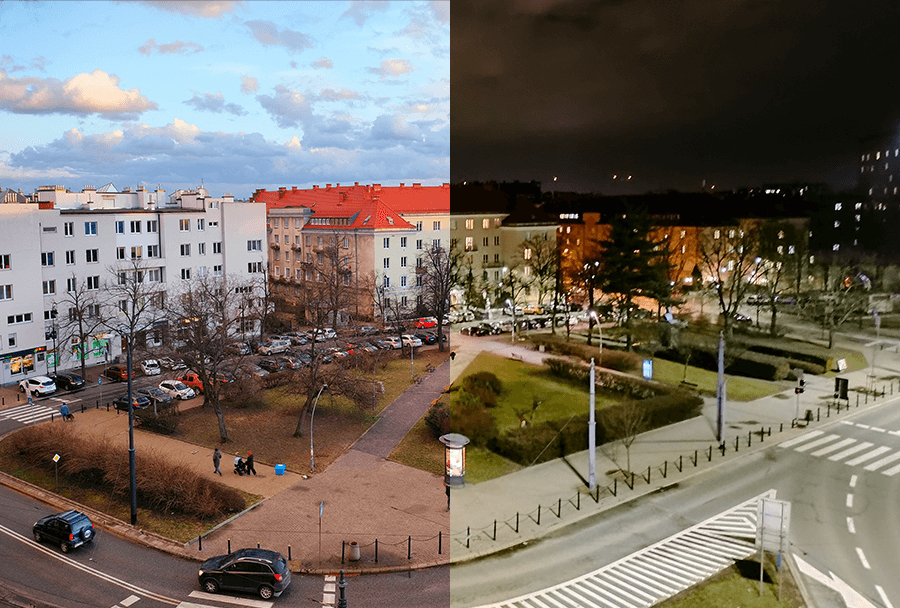 Fotografia dzienna i nocna Realme 9 Pro