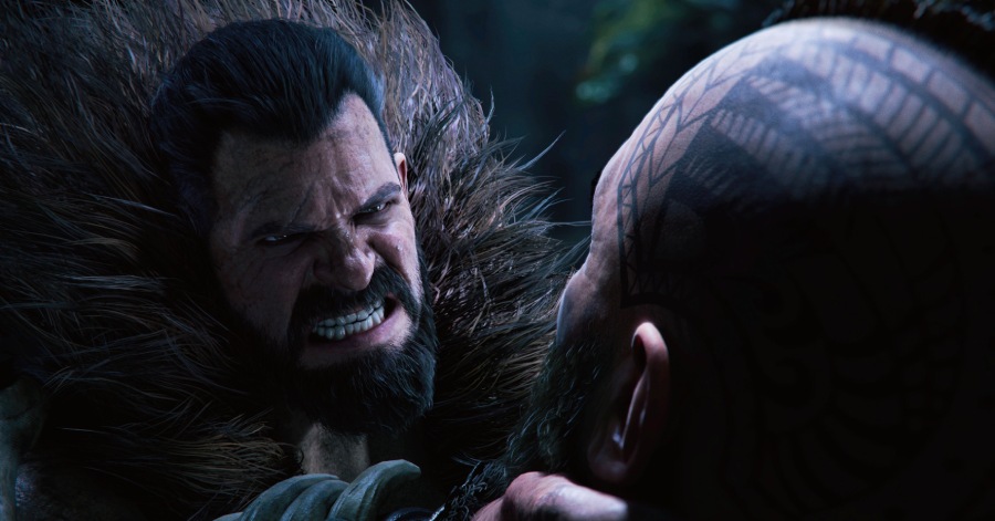 Kraven Łowca dusi przeciwnika