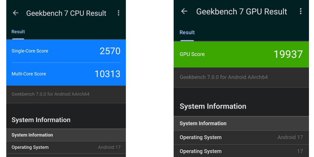 Galaxy Z Flip8 Geekbench7