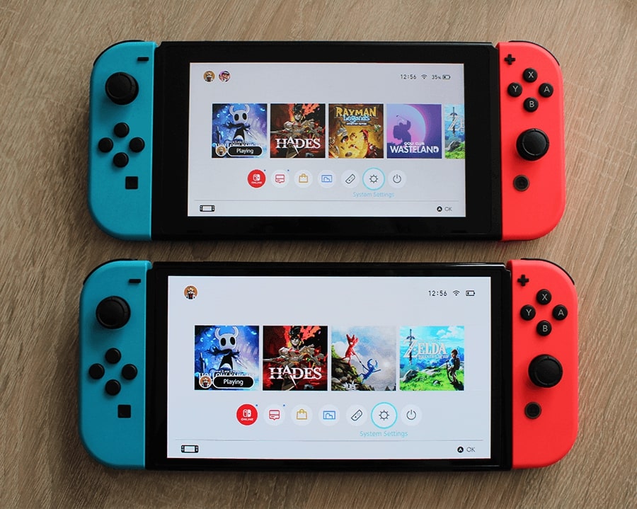 Nintendo Switch VS OLED