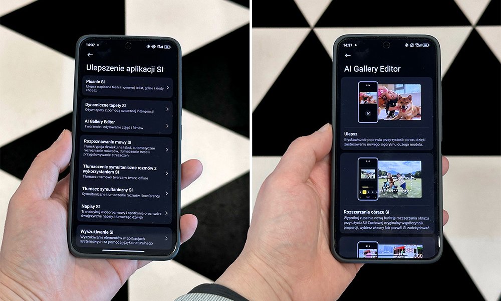 Xiaomi 15 funkcje AI