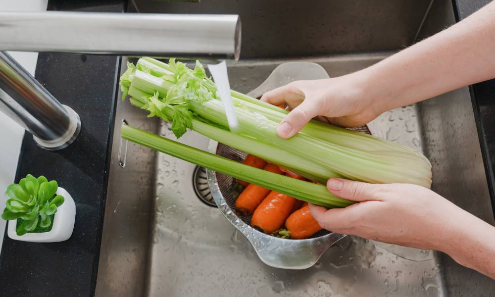 Zlewozmywak stalowy, srebrny