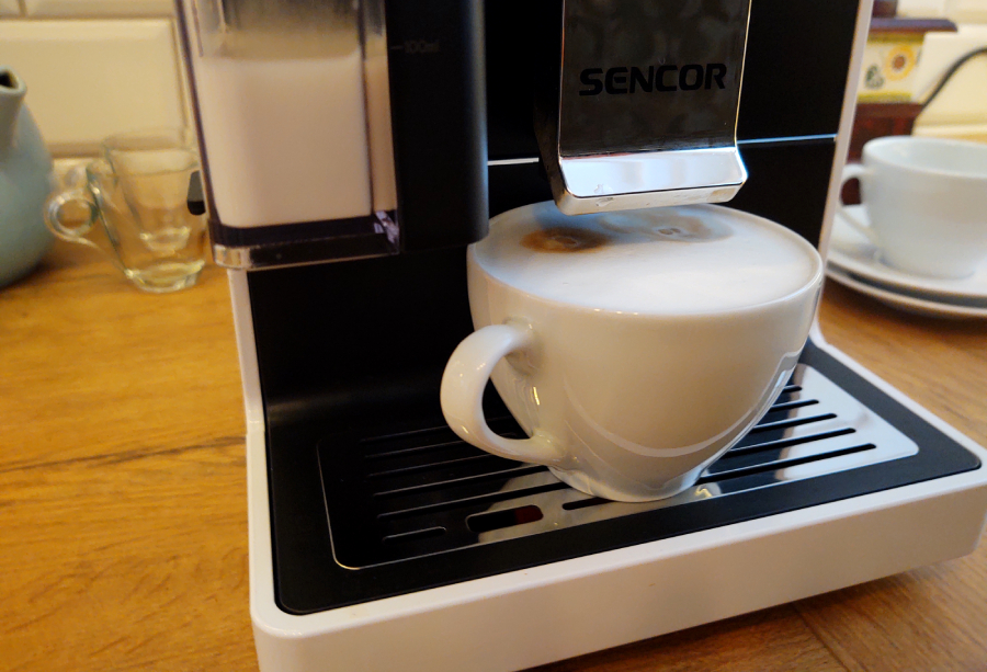 cappuccino z ekspresu sencor ses 9301wh