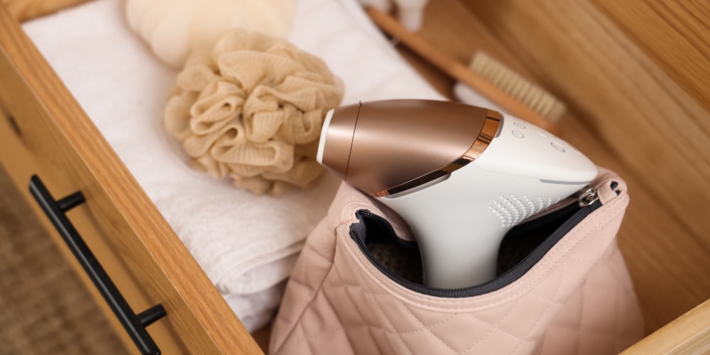 Depilator IPL w szufladzie