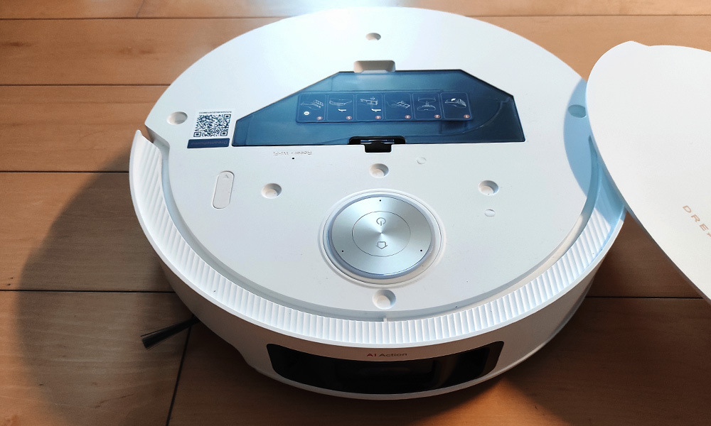 test robota Dreame X50 Ultra Complete widok na robota bez pokrywy