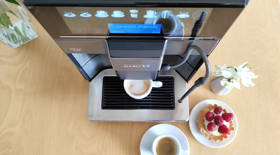 ekspres do kawy Siemens EQ6 plus s700 widok od g&oacute;ry