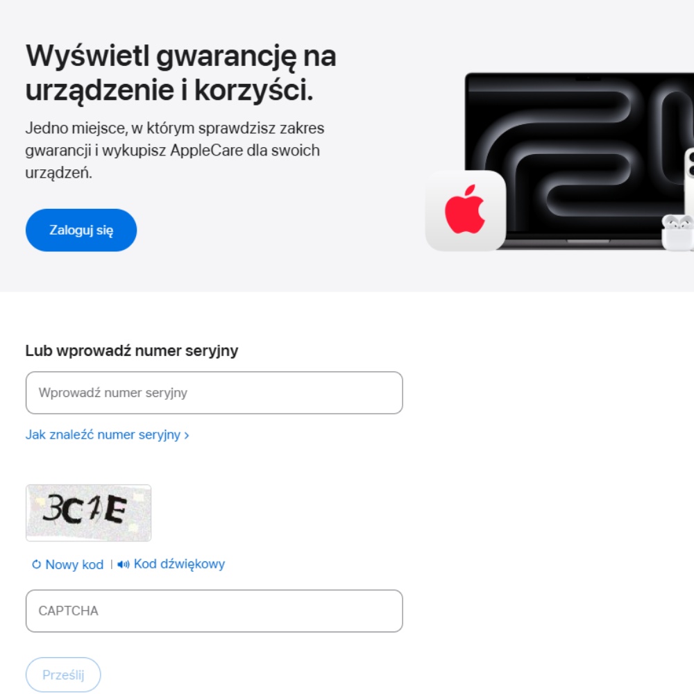 gwarancja apple