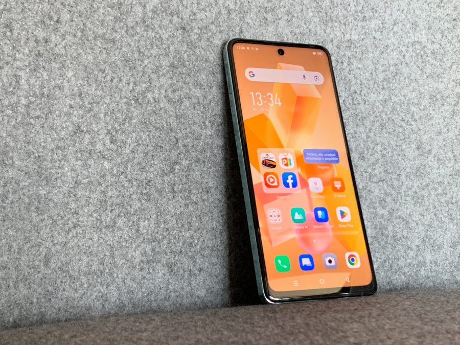 infinix hot40 pro w kolorze zielonym