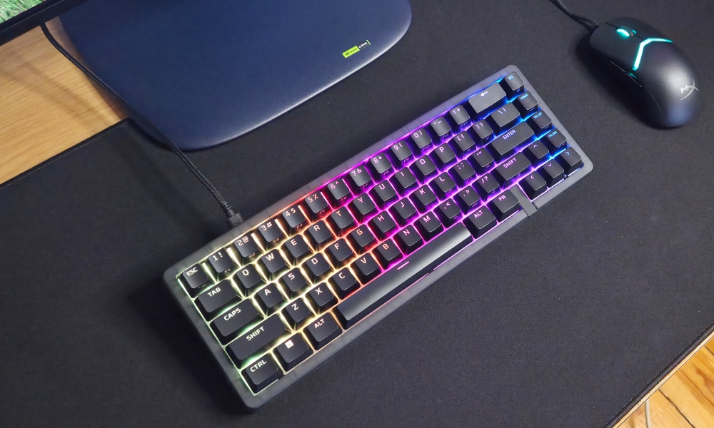 Mała klawiatura i myszka HyperX