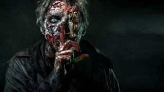 Zdjęcie strasznego zombie