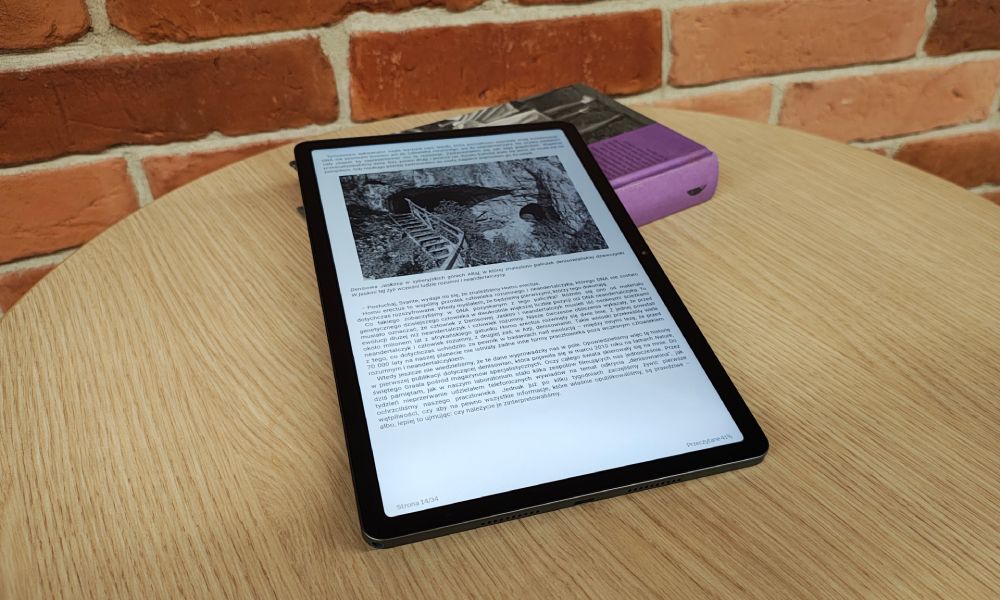 tryb czytania w tablecie lenovo idea tab