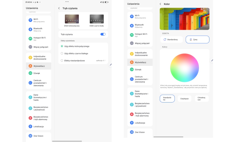 funkcje wyświetlacza w tablecie lenovo idea pad