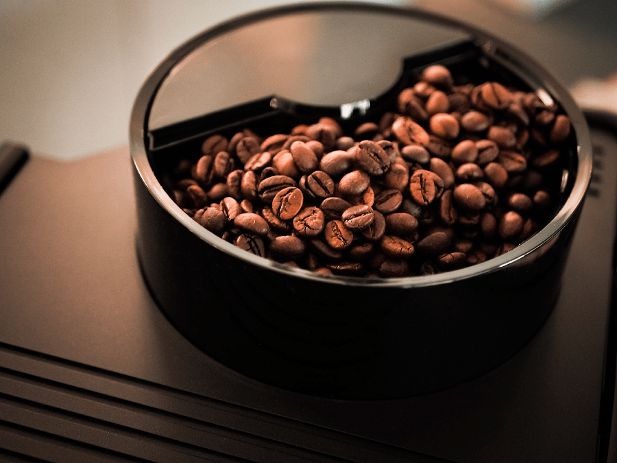 zirana kawy w pojemniku ekspresu Melitta Passione OT