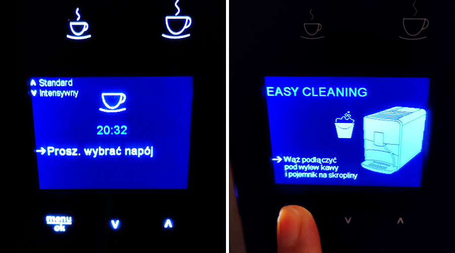 melitta barista t wyswietlacz