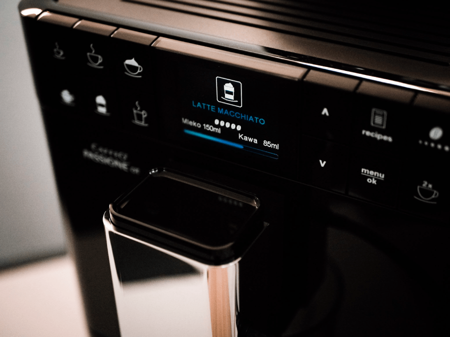 Front ekspresu do kawy Melitta Passione OT