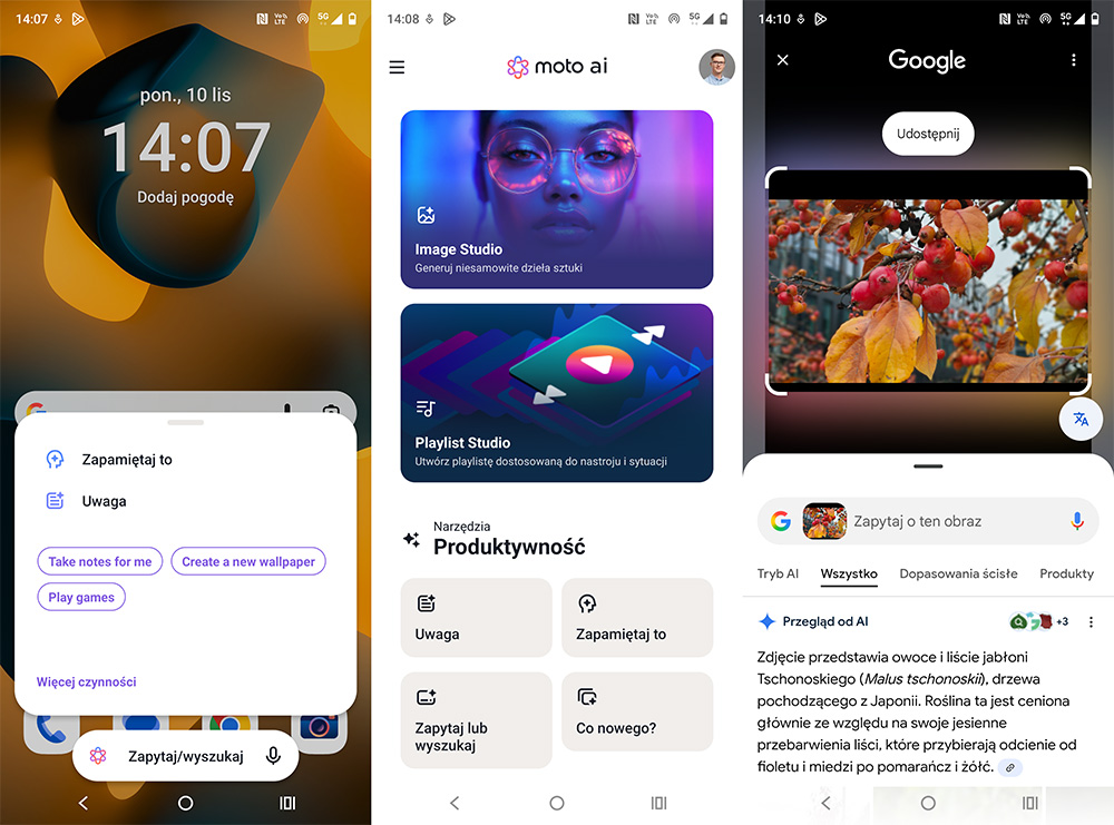 moto ai w motoroli edge 70