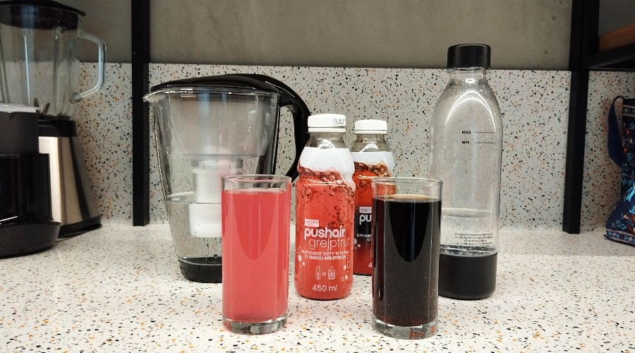 Napoje z saturatora Dafi PushAir